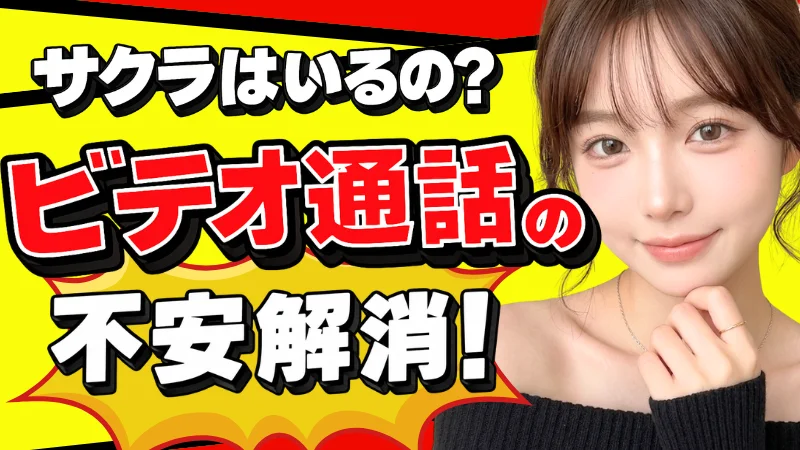 【ビデオ通話-MIYABI】サクラはいる？不安解消できる回避方法！！